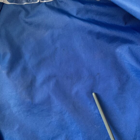 Vintage K-Way Windbreaker Jacket Blue Zip Up Blokecore Athleisure Fanny Pack - Picture 7 of 15